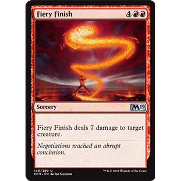 Fiery Finish - M19 - U 