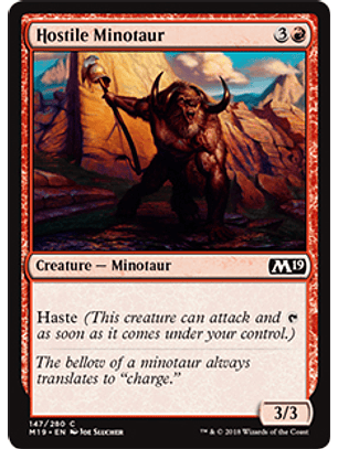 Hostile Minotaur - M19 - C 