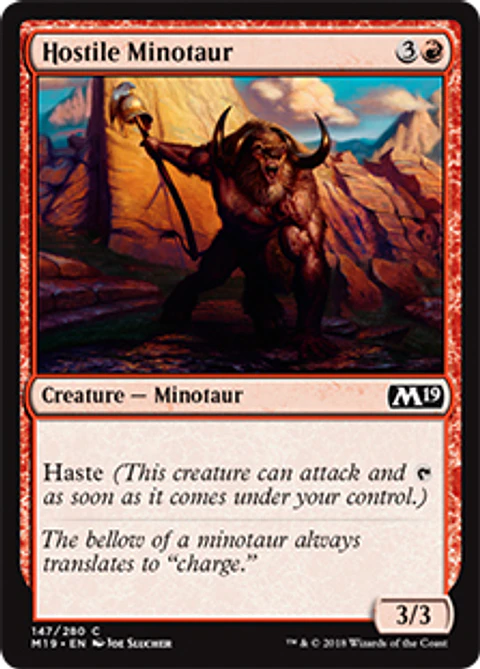Hostile Minotaur - M19 - C 