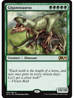 Gigantosaurus - M19 - R 