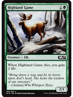 Highland Game - M19 - C 