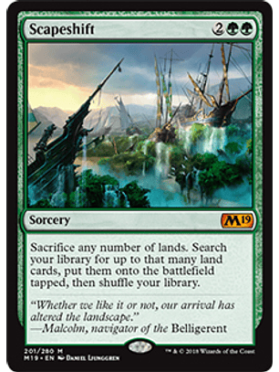 Scapeshift - M19 - M