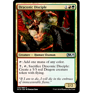 Draconic Disciple - M19 - U 