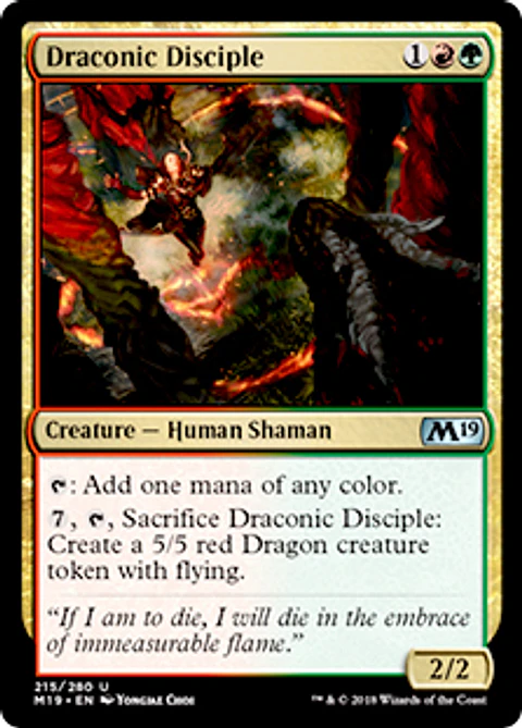 Draconic Disciple - M19 - U 