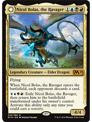 Nicol Bolas, the Ravager - Nicol Bolas, the Arisen - M19 - M