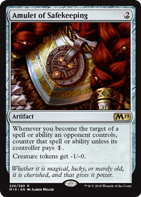 Amulet of Safekeeping - M19 - R
