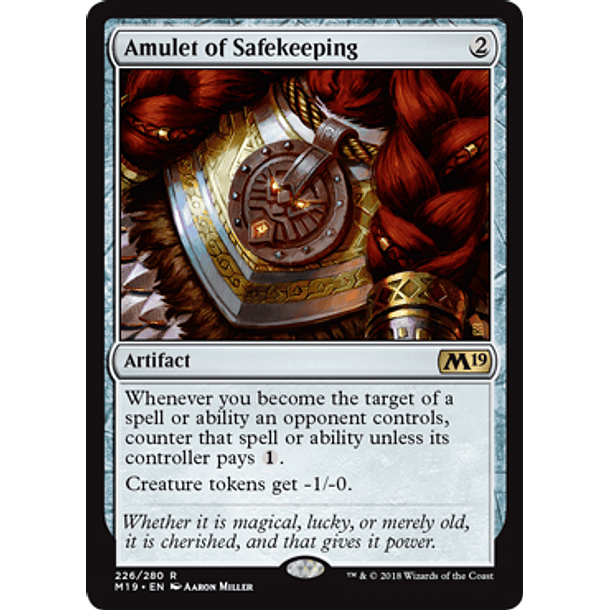 Amulet of Safekeeping - M19 - R