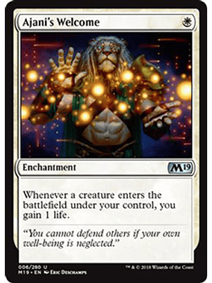 Ajani's Welcome - M19 - U 