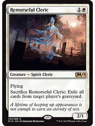 Remorseful Cleric - M19 - R 