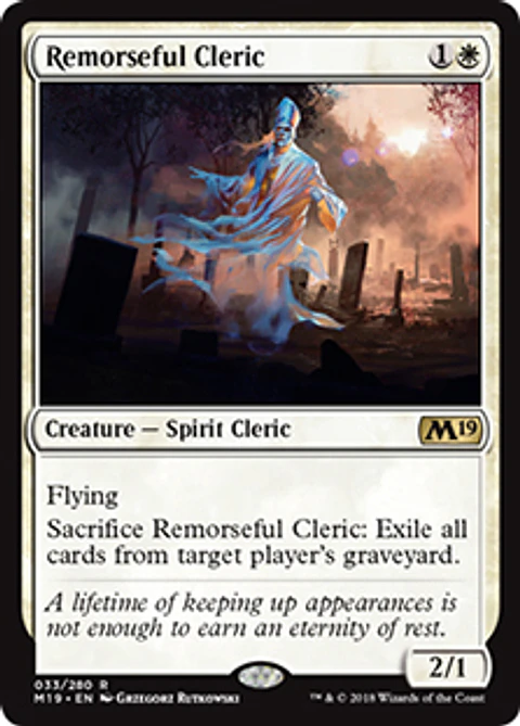 Remorseful Cleric - M19 - R 