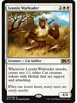 Leonin Warleader - M19 - R 