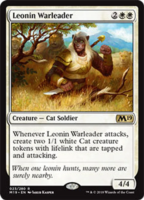 Leonin Warleader - M19 - R 