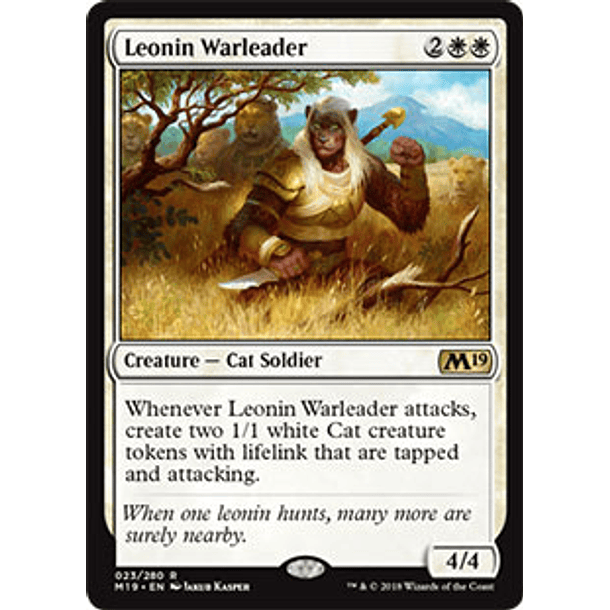 Leonin Warleader - M19 - R 