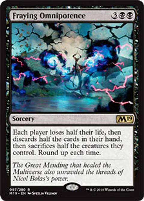 Fraying Omnipotence - M19 - R 