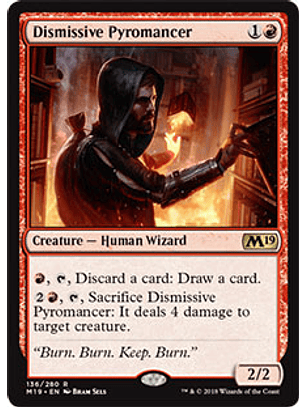 Dismissive Pyromancer - M19 - R 