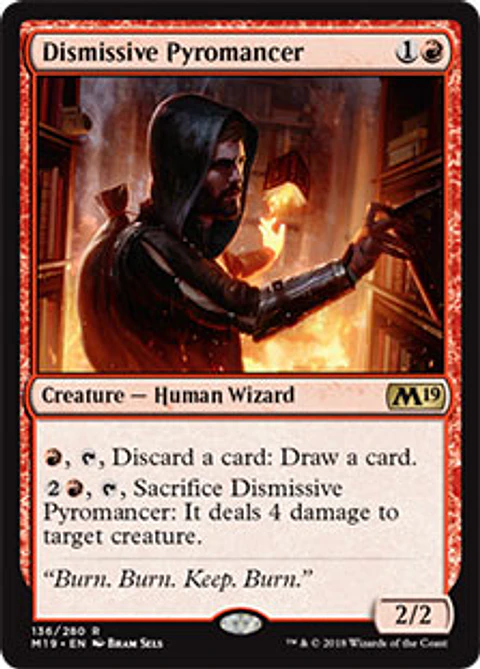 Dismissive Pyromancer - M19 - R 