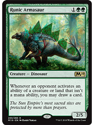 Runic Armasaur - M19 - R 
