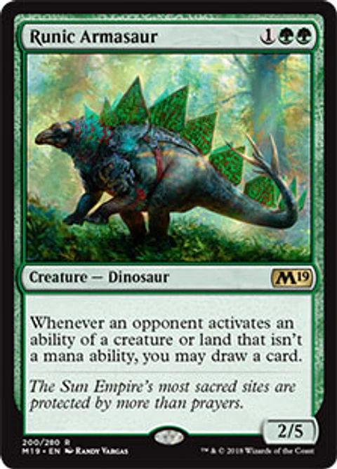 Runic Armasaur - M19 - R 