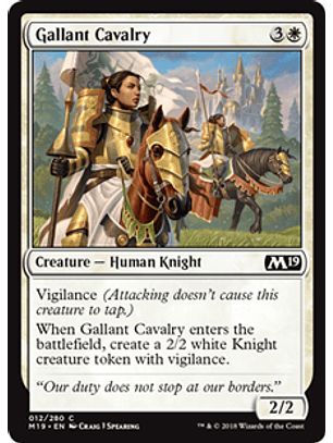 Gallant Cavalry - M19 