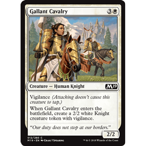 Gallant Cavalry - M19 