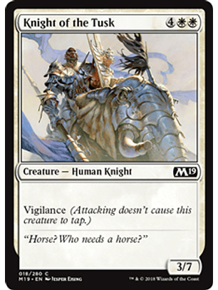 Knight of the Tusk - M19 - C 