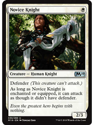 Novice Knight - M19 - U 