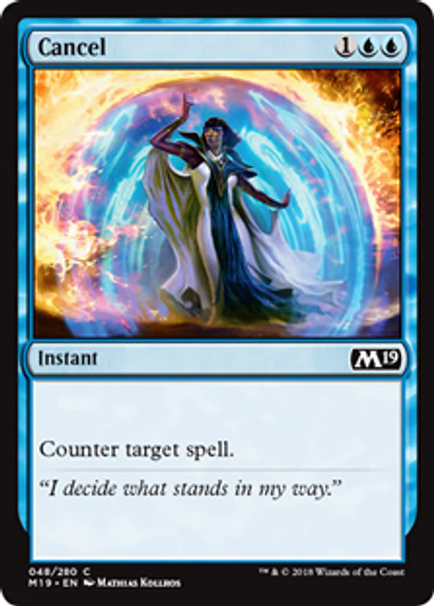 Cancel - M19 - C 