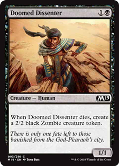 Doomed Dissenter - M19 - C 