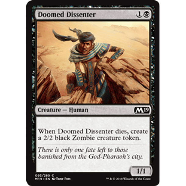 Doomed Dissenter - M19 - C 