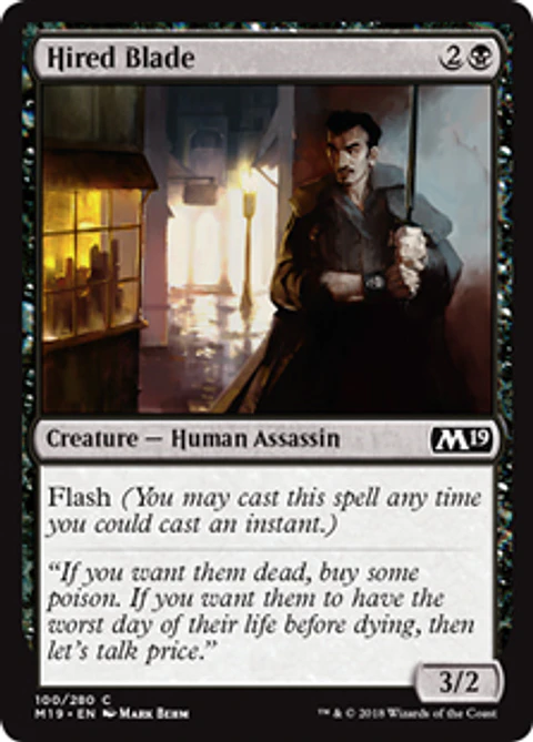 Hired Blade - M19 - C 