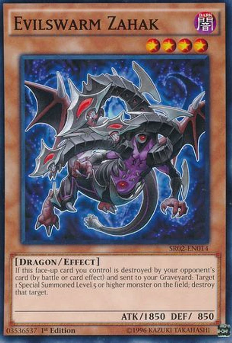Evilswarm Zahak - SR02-EN014 - Common