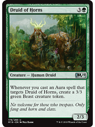  Druid of Horns - M19 - U 