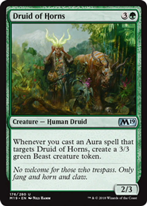  Druid of Horns - M19 - U 