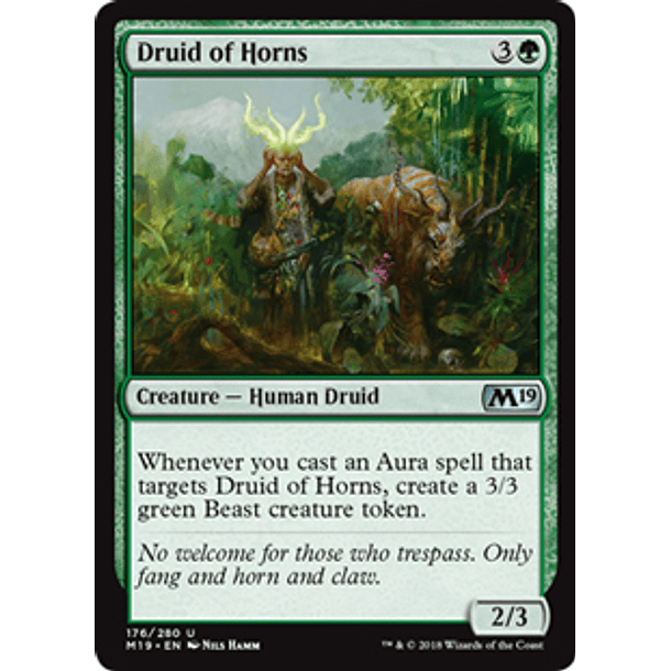  Druid of Horns - M19 - U 
