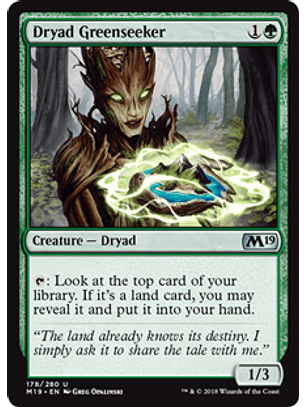 Dryad Greenseeker - M19 - U 