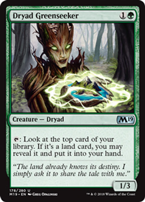 Dryad Greenseeker - M19 - U 