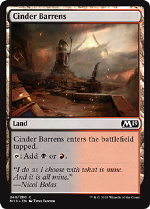 Cinder Barrens - M19 - C 