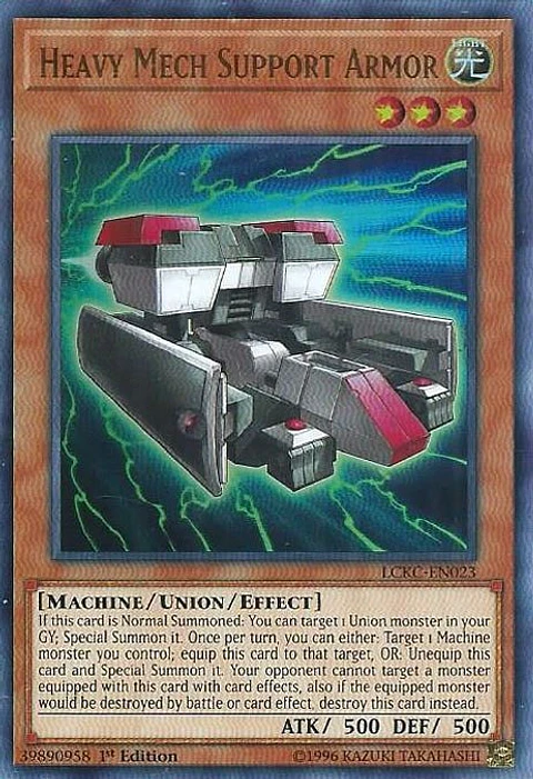 Heavy Mech Support Armor - LCKC-EN023 - Ultra Rare 