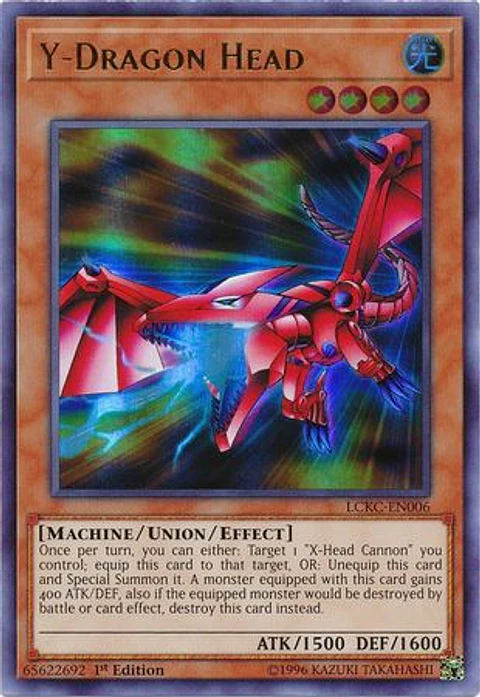 Y-Dragon Head - LCKC-EN006 - Ultra Rare 