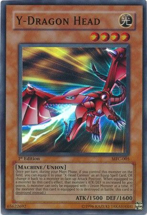 Y-Dragon Head - MFC-005 - Super Rare 1st Edition