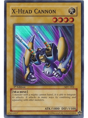 X-Head Cannon - MFC-004 - Super Rare 1st Edition 