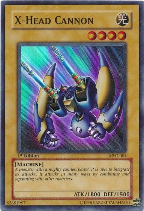 X-Head Cannon - MFC-004 - Super Rare 1st Edition 