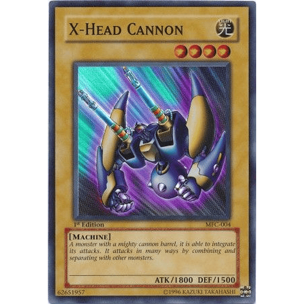 X-Head Cannon - MFC-004 - Super Rare 1st Edition 