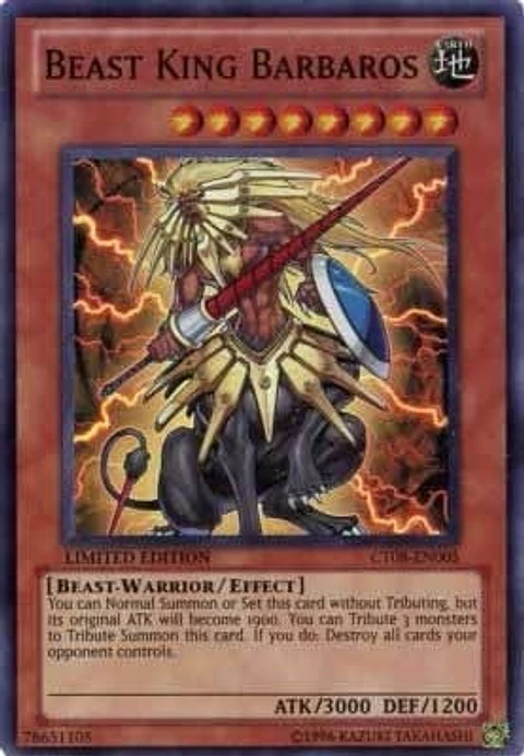 Beast King Barbaros - CT08-EN005 - Super Rare 