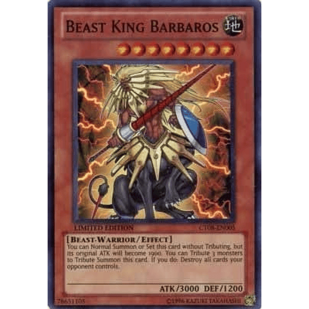 Beast King Barbaros - CT08-EN005 - Super Rare 