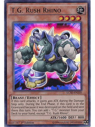 T.G. Rush Rhino - LC5D-EN210 - Ultra Rare