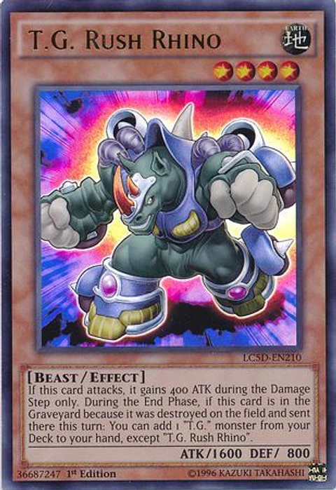 T.G. Rush Rhino - LC5D-EN210 - Ultra Rare
