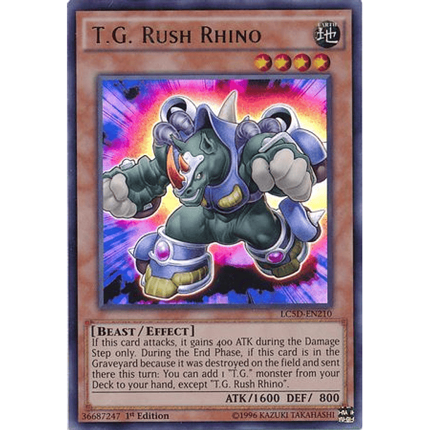 T.G. Rush Rhino - LC5D-EN210 - Ultra Rare