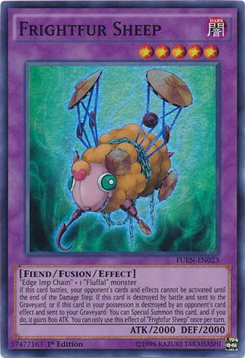 Frightfur Sheep - FUEN-EN023 - Super Rare 