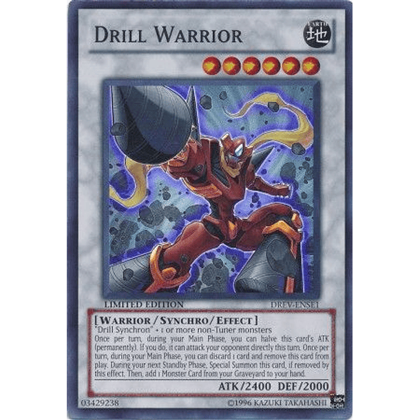 Drill Warrior - DREV-ENSE1 - Super Rare